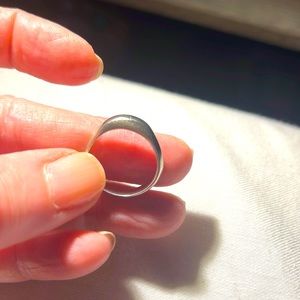 Tiffanys silver dome ring size 8